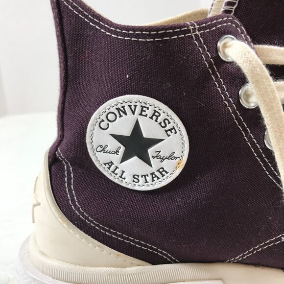 Converse Run‎ Star Legacy CX Hi Sneaker dark purple / brown size 9/10.5 - Picture 5 of 10